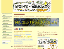 Tablet Screenshot of infothek-waldkinder.org